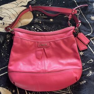 Pink coach purse